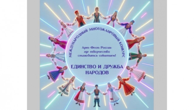Международный многожанровый конкурс «Единство и дружба народов» в июне 2026